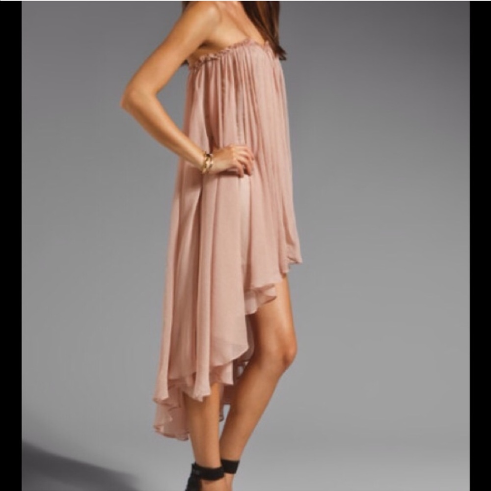 Blaque Label Pink Chiffon Dress